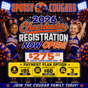 Cheerleader Registration Fee (Payment Plan)